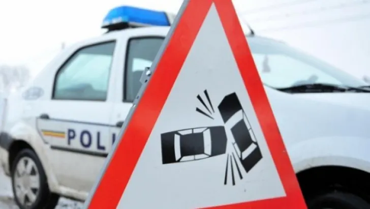 Coliziuni auto în lanț, pe drumurile din județul Dâmbovița