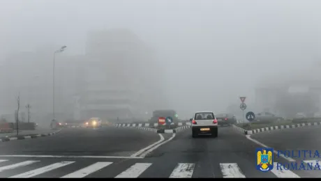 Peste jumătate din ţară, sub cod galben de ceaţă şi depuneri de chiciură