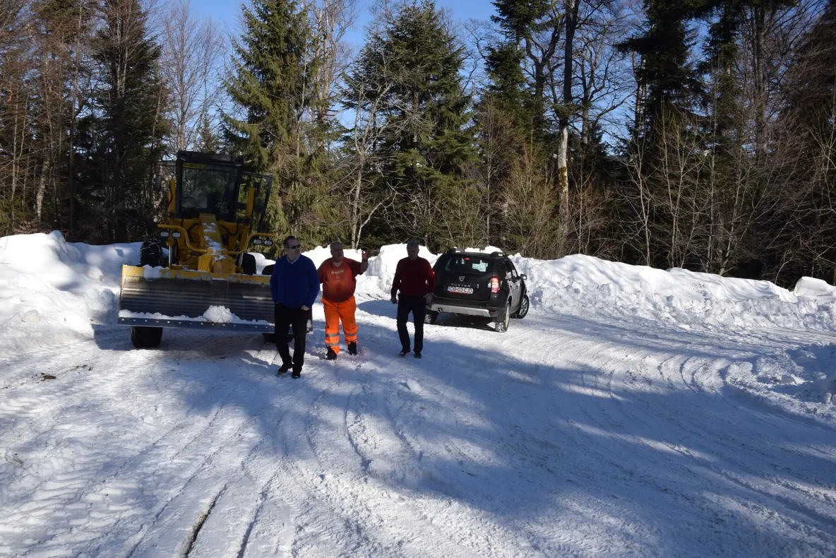 FOTO S-a redeschis DJ 713 Sinaia (DN 71) – Șaua Dichiului