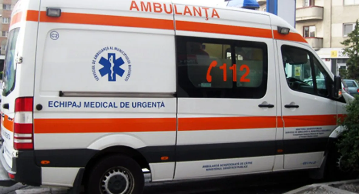 Biciclist accidentat de o mașină, la Vulcana Pandele