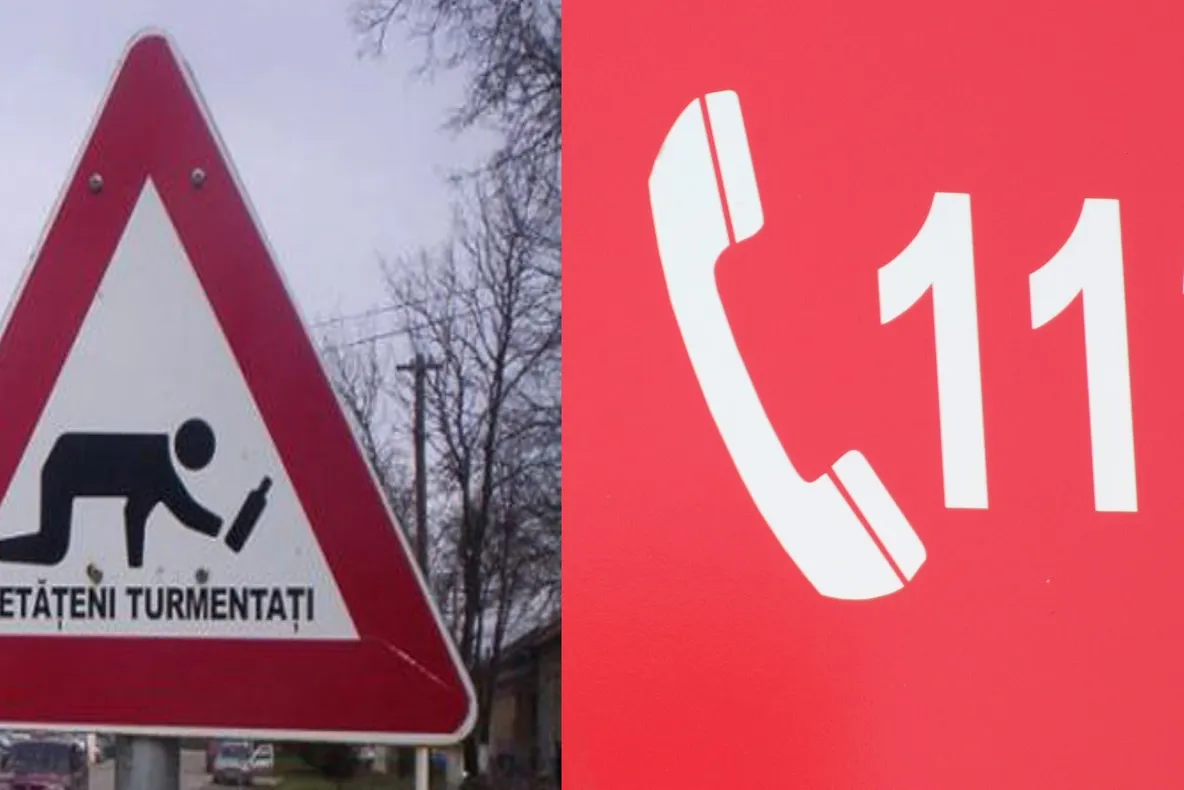Beat fiind, a sunat la 112 să spună că este tâlhărit. Pentru că doar i s-a părut s-a ales cu amendă