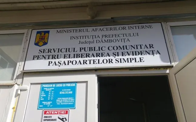 A fost prelungit programul de lucru cu publicul la Serviciul Public Comunitar pentru Eliberarea și Evidența Pașapoartelor Simple al județului Dâmbovița