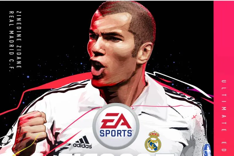 Zinedine Zidane, imaginea FIFA 20, ediția în care apare și Chindia Târgoviște