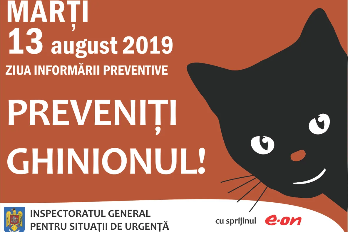 Marți 13-Preveniți ghinionul. Ziua informării preventive (și) la ISU Dâmbovița