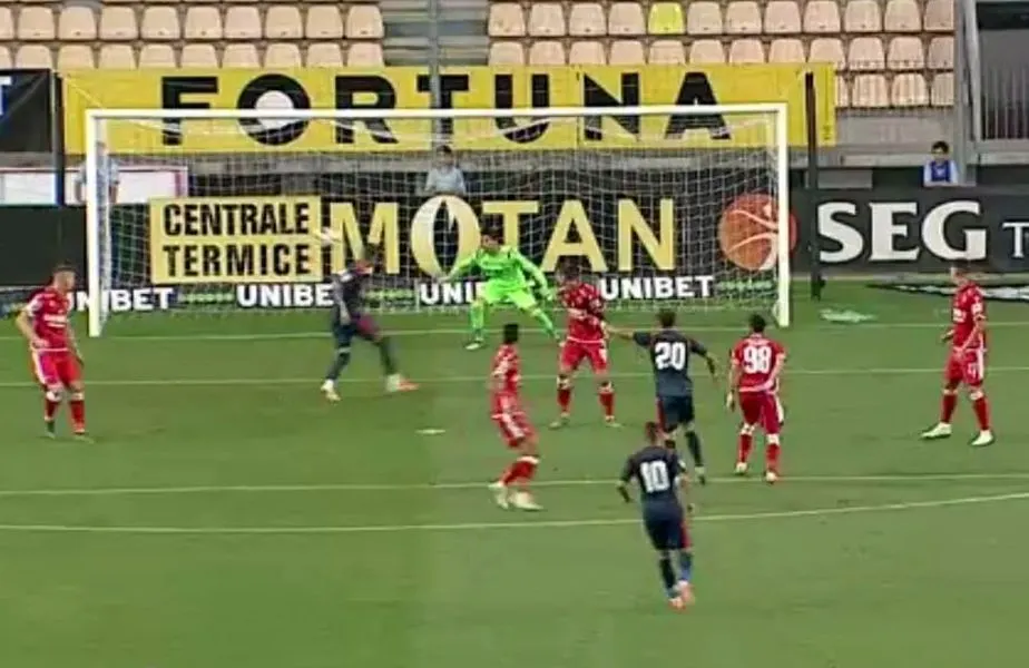 Chindia obține prima victorie din liga I, în fața lui Dinamo