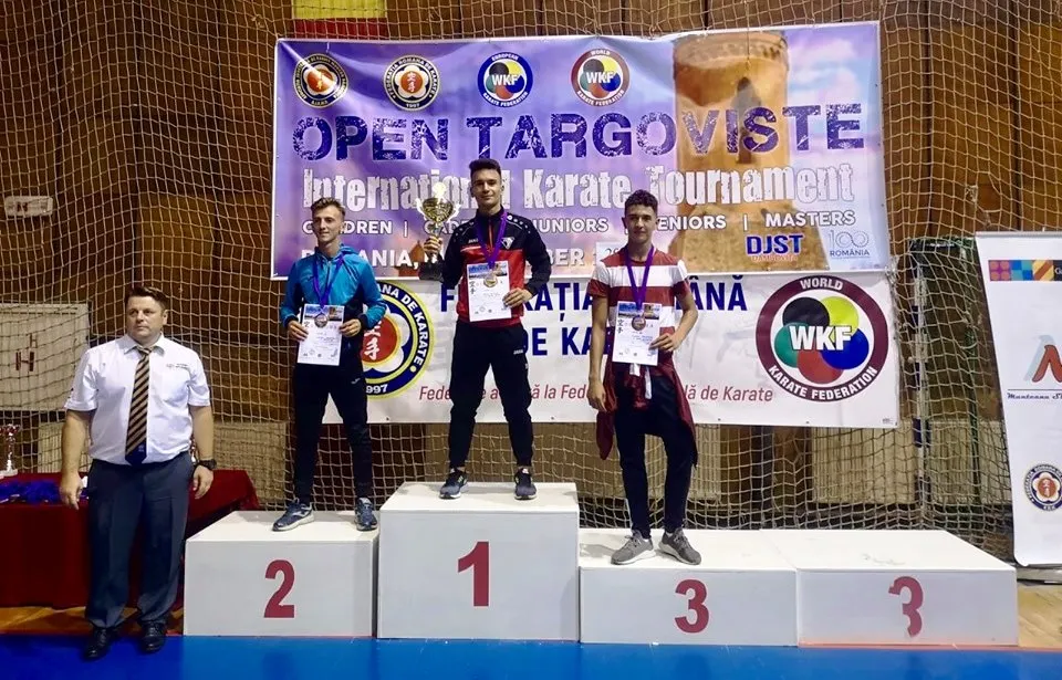 9 medalii pentru karateka Clubului Sportiv la Openul Târgoviștei