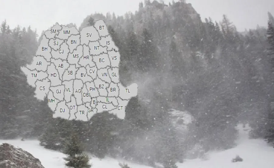 Atenție, vine iarna! Informare meteorologică. Temperaturile scad spectaculos