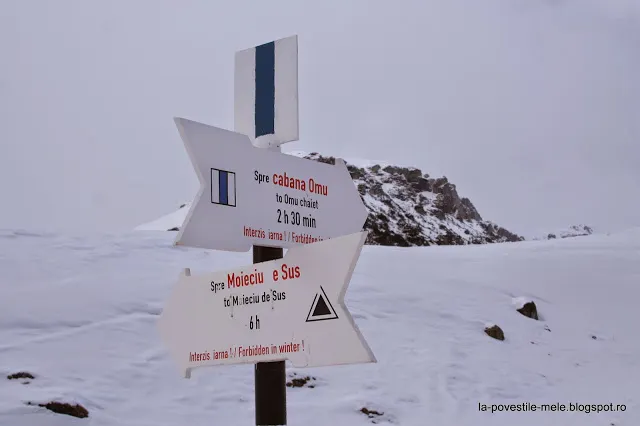 Zăpada căzută la sfârșit de octombrieînchide traseele turistice din Munții Bucegi