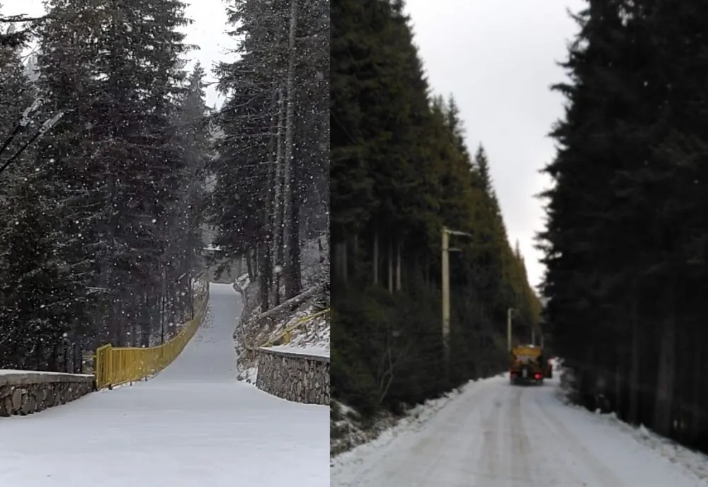 Cod galben de zăpadă și viscol în Carpații Meridionali (peste 1800 de m). Vezi cum se prezintă drumurile în Bucegi