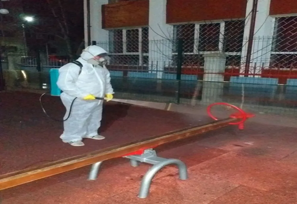Străzile si trotuarele din Târgoviște vor fi dezinfectate, pentru prevenirea răspândirii coronavirusului