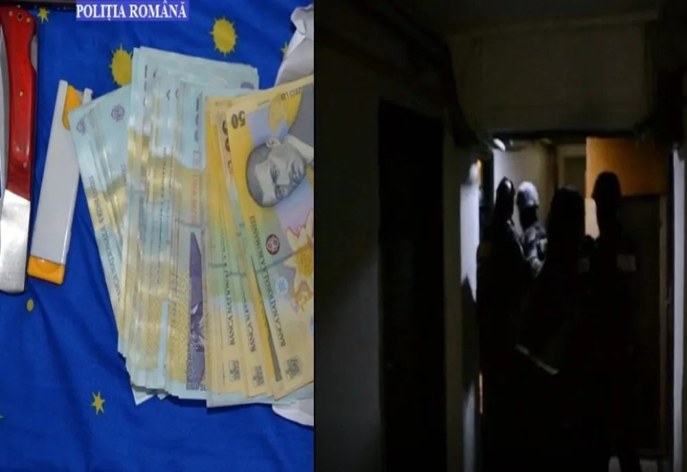 Video| Acțiune în forță a Poliției, la cămătari din județul Dâmbovița. Captură impresionantă. Șase persoane reținute