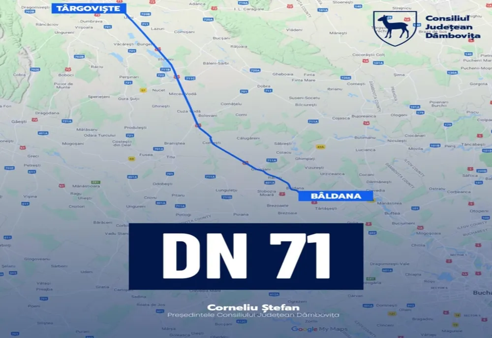 A fost desemnat câștigătorul licitației pentru modernizarea DN71 Bâldana – Târgoviște – Sinaia