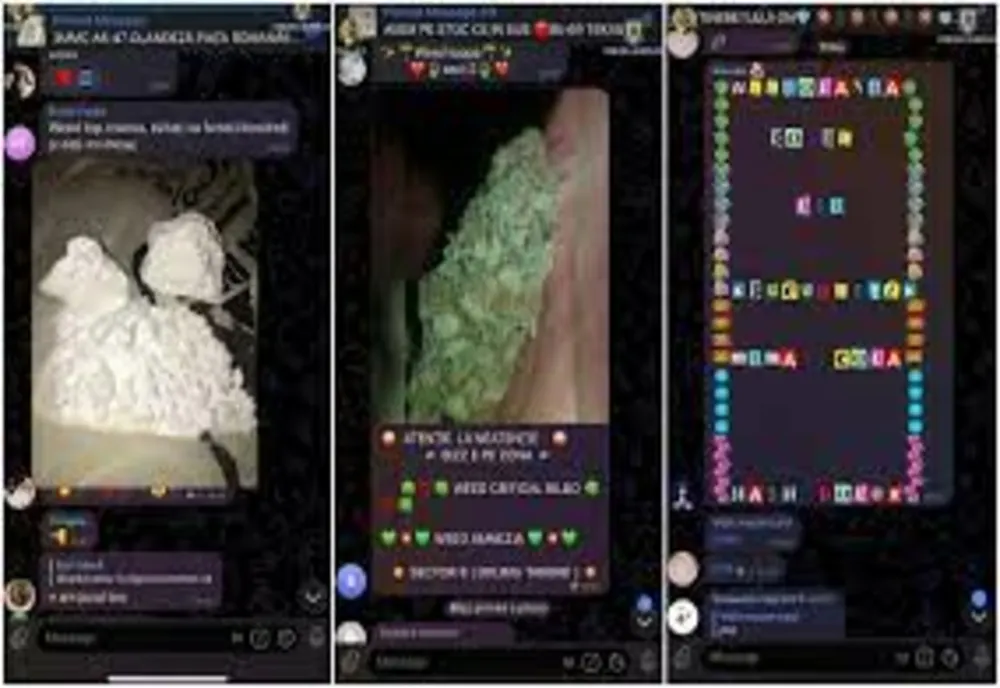 O grupare care distribuia droguri elevilor și studenților din România, destructurată. Tranzacțiile se făceau pe un canal criptat de Telegram 