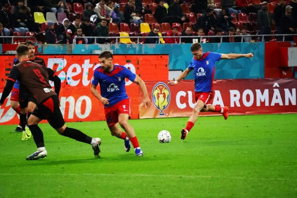 Eșec dur pentru Chindia Târgoviște în Cupa României: Dinamo s-a impus cu 5-2