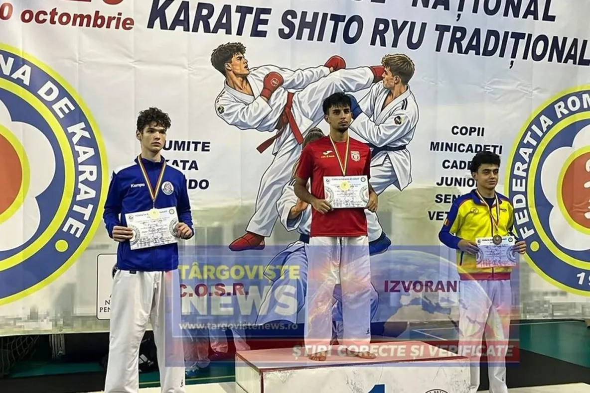 Nouă medalii pentru CS Târgoviște la Campionatul Național de Karate Shito Ryu