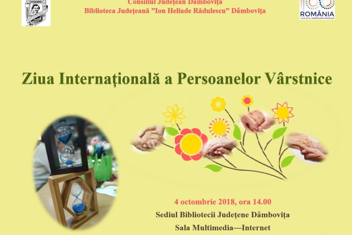 Program dedicat Zilei Internaţionale a Persoanelor Vârstnice, la Biblioteca Județeană