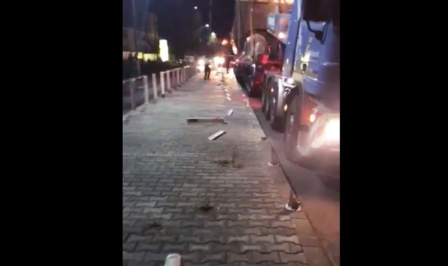 VIDEO Ideea „măreață” de îngustare a DN 7, în Găești, un fiasco total