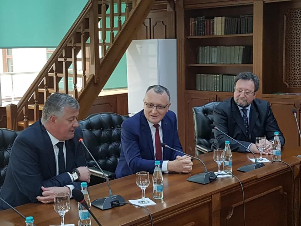 Sorin Cîmpeanu, primit în sala Oxford din Campusul universitar al UVT