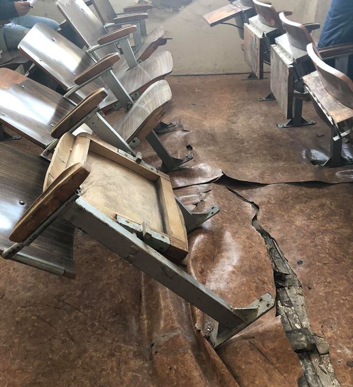 Foto-Video | Sancțiuni și reparații. IPJ Dâmbovița reacționează în cazul "sălii catastrofă"