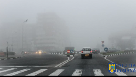 Peste jumătate din ţară, sub cod galben de ceaţă şi depuneri de chiciură