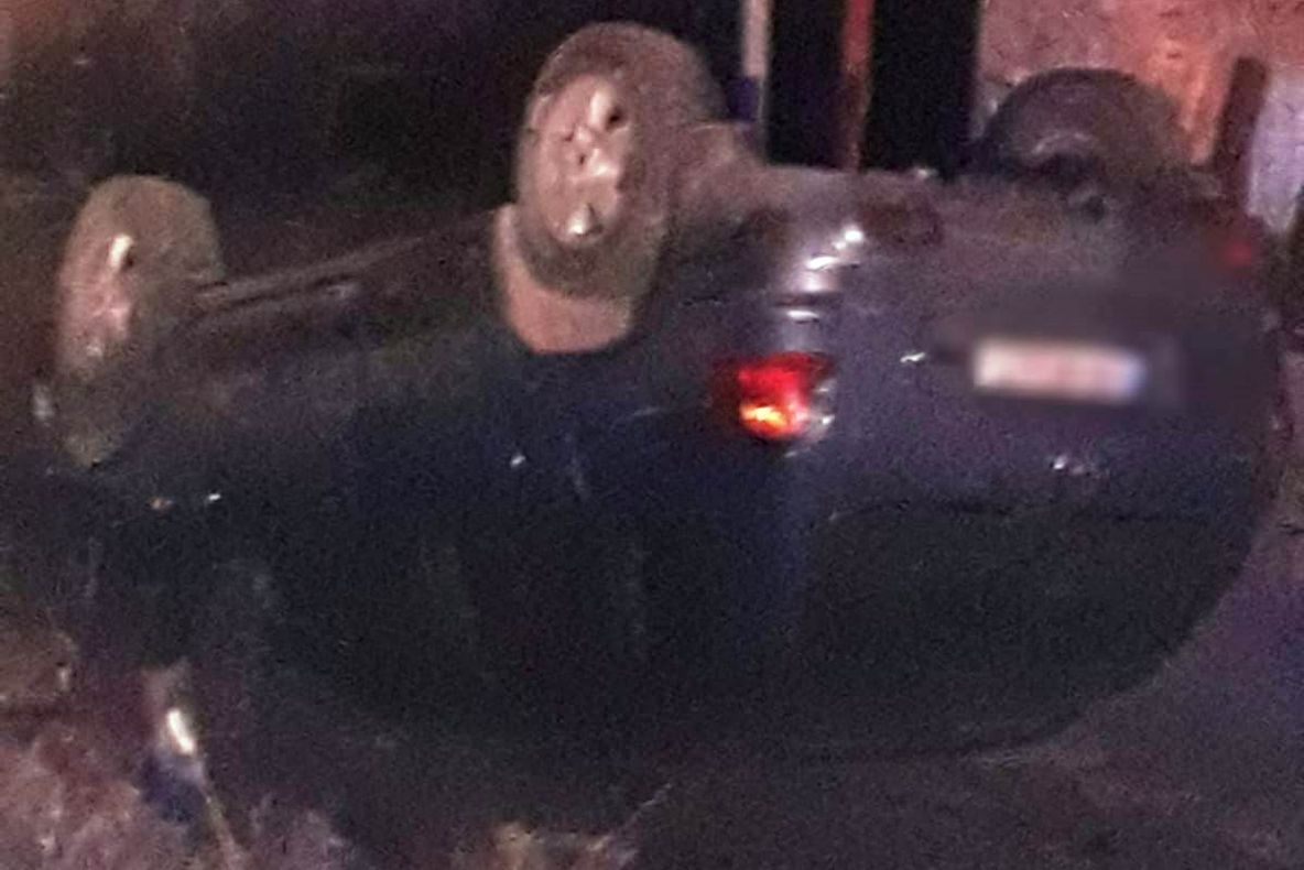 Accident spectaculos cu un șofer inconștient