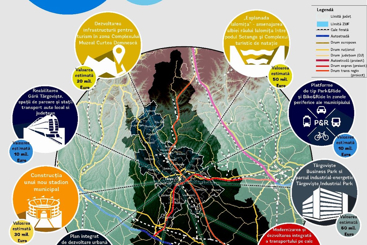 Canal pentru agrement nautic, stadion, platforme de tip Park&amp;Ride și alte „minunății”, pe lista CJD înaintată către Banca Mondială