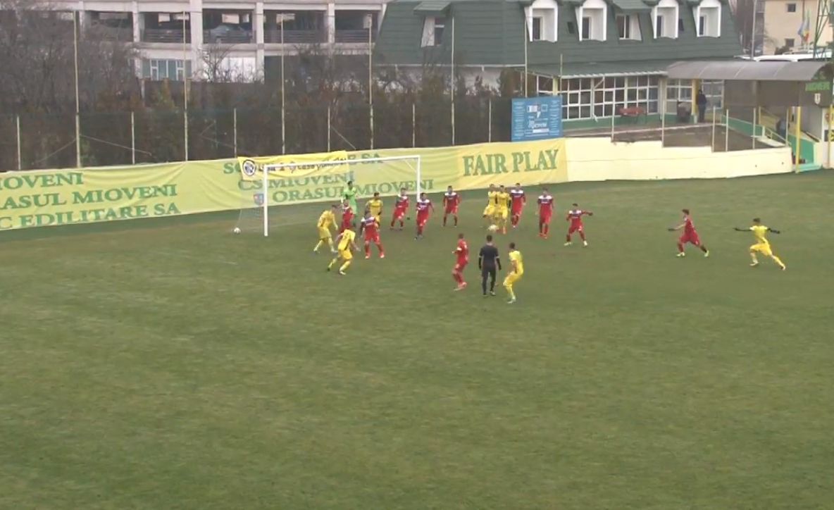 Fotbal amical: CS Mioveni-Chindia Târgoviște 1-1(0-1)