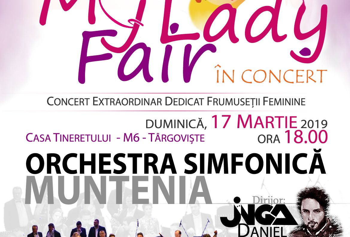 Concert simfonic gratuit, dedicat eternului feminin, la Târgoviște