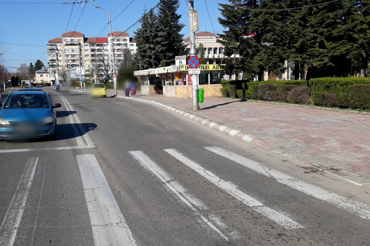 Minor lovit de o mașină, în centrul Târgoviștei