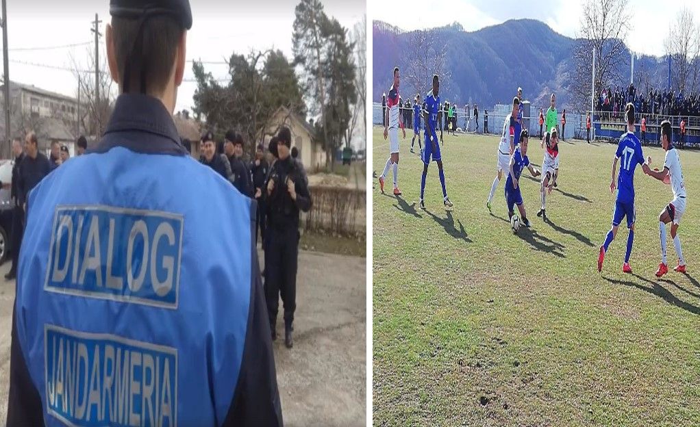 Măsuri sporite de siguranță, la un meci de liga a III-a, cu echipa lui Mititelu