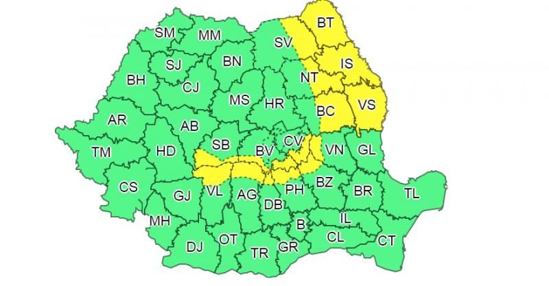 Meteorologii ANM au emis cod galben de vânt puternic. Zonele afectate
