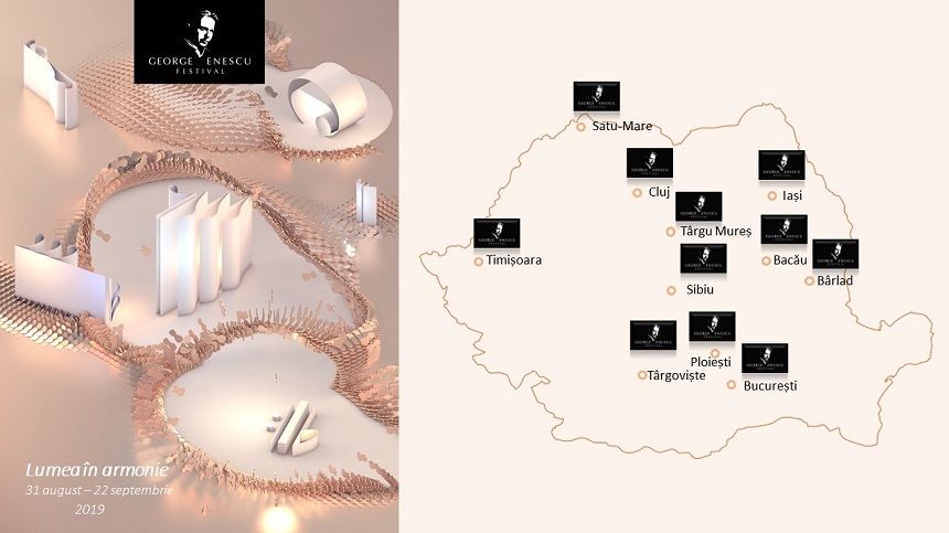 Festivalul Internaţional „George Enescu” - Concerte, în 11 oraşe din ţară, printre care și Târgoviște