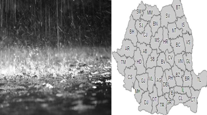 Vremea schimbă "foaia". Ploaie, furtună, grindină, temperaturi sub normal, în următoarele zile