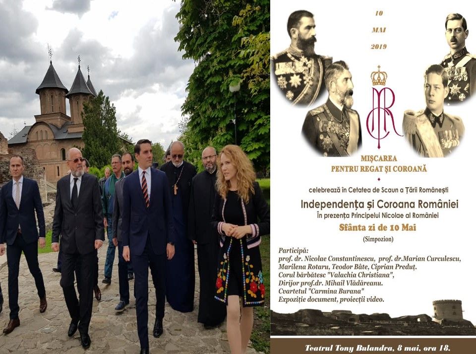 Foto| Principele Nicolae I a sărbătorit, la Târgoviște, în avans, ziua de 10 mai