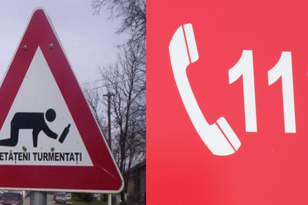 Beat fiind, a sunat la 112 să spună că este tâlhărit. Pentru că doar i s-a părut s-a ales cu amendă