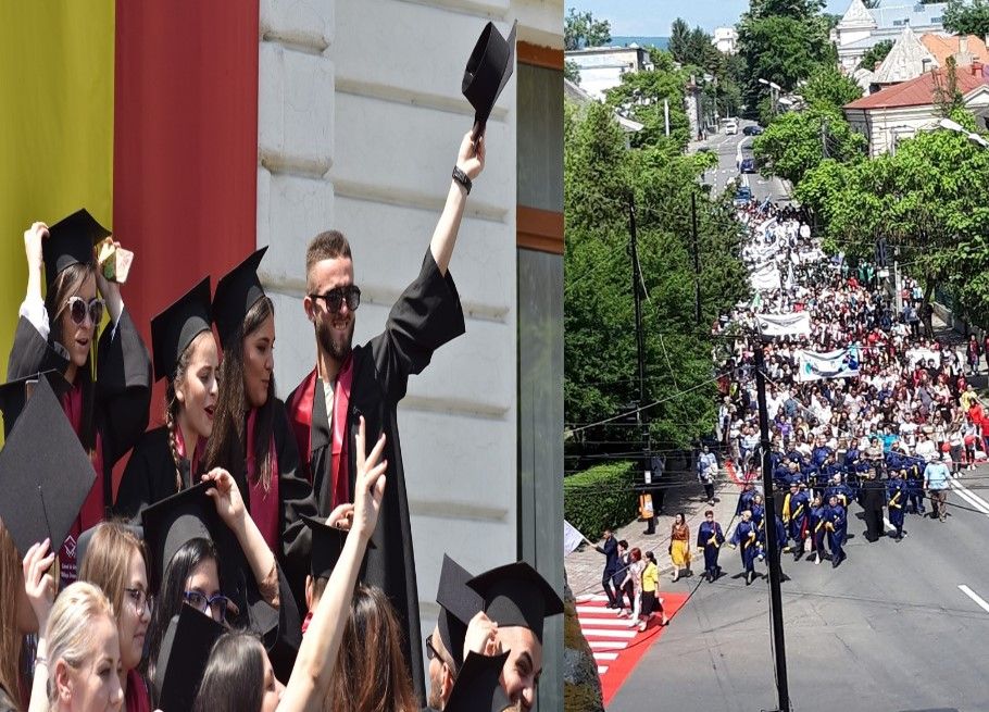 Foto| Parada absolvenților 2019. 1500 de liceeni au defilat pe străzile Târgoviștei