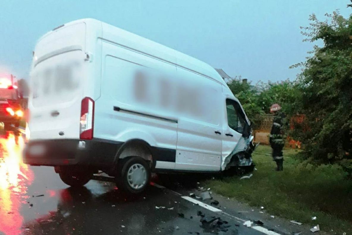 Accident pe DN 71, la Ghergani. Șoferul era băut