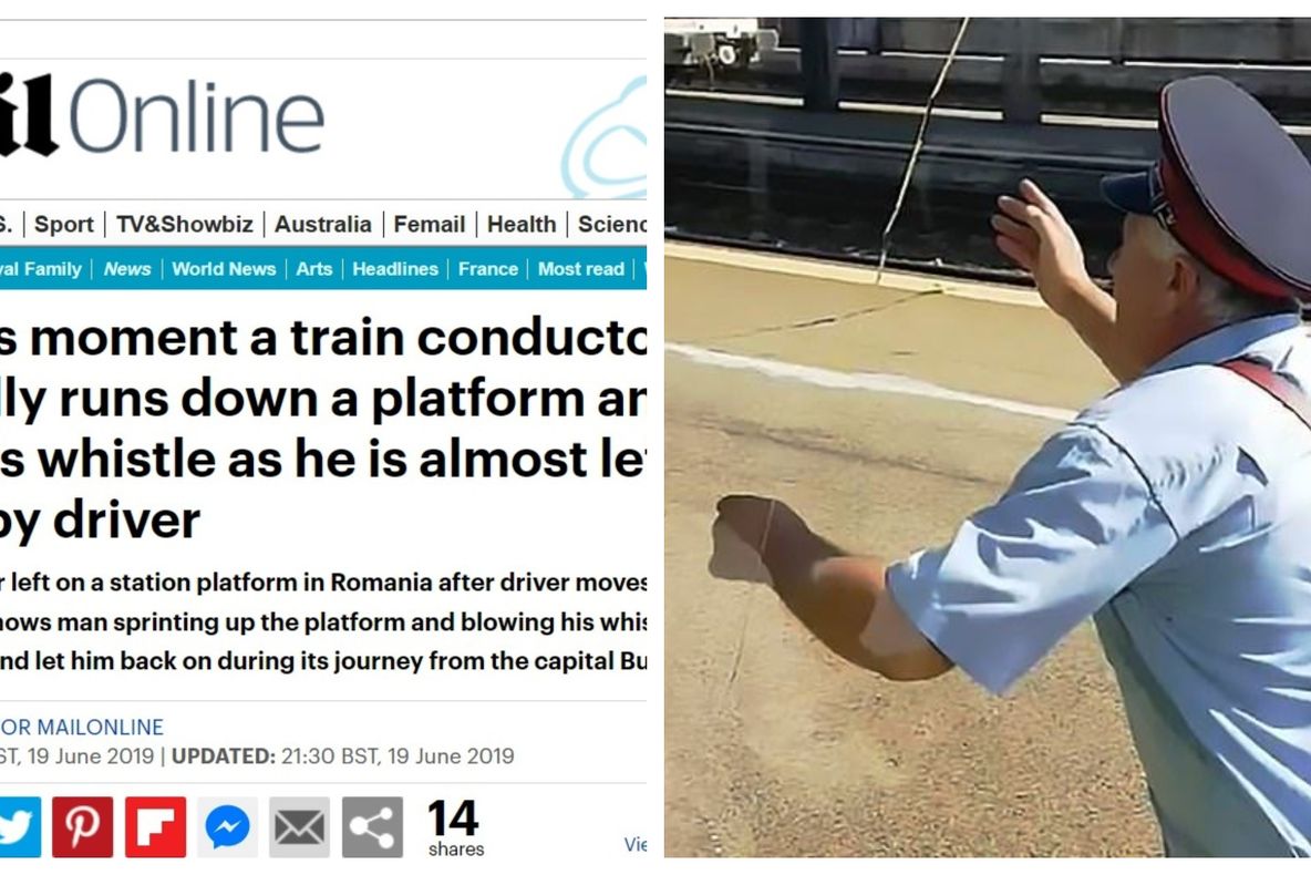 Controlorul uitat în gara București- Târgoviște, subiect în paginile ziarelor occidentale