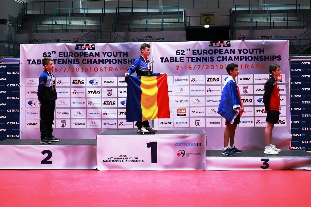 Darius Emanuel Movileanu, campion european la tenis de masă