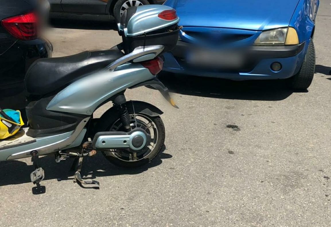 Mopedist accidentat la Târgoviște