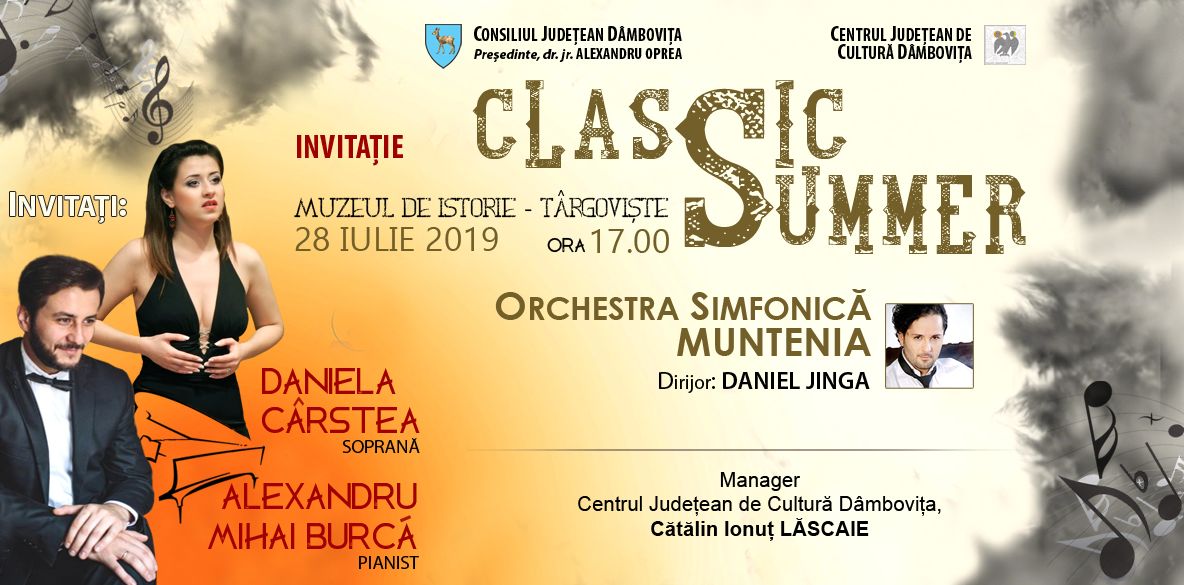 Classic Summer, la Târgoviște, de Ziua imnului naţional