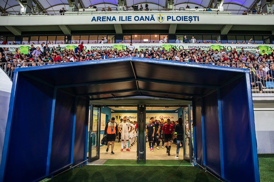 Foto| Atmosferă incredibilă la Chindia-Viitorul, în tribune. Au fost inclusiv manifestări politice