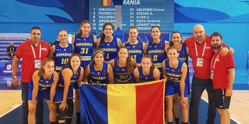Baschet feminin: România, cu un important contingent "târgoviștean" a încheiat pe locul 11 Universiada de vară