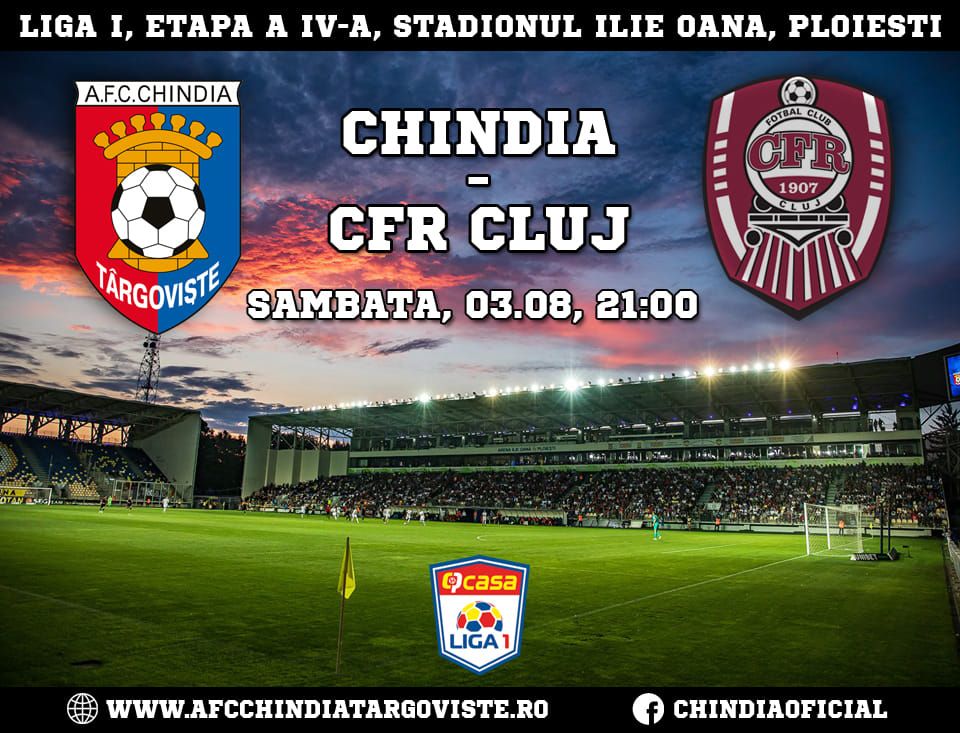 Clubul Chindia asigură transportul suporterilor la meciul cu CFR Cluj, de la Ploiești