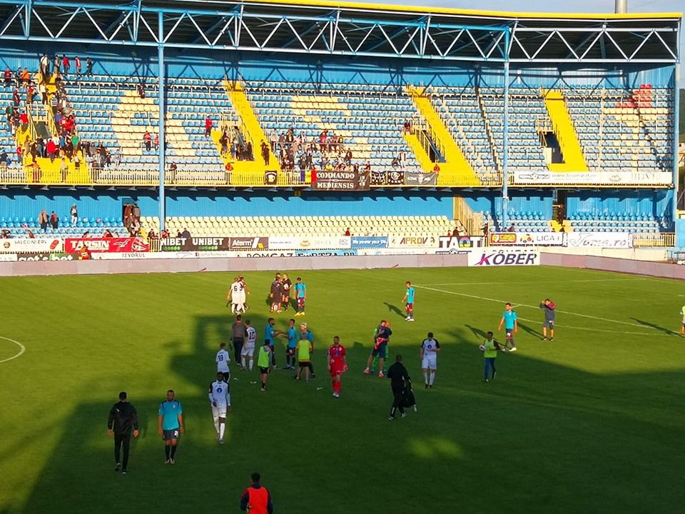 Chindia smulge un  egal la Mediaș, în prima etapă a ligii I