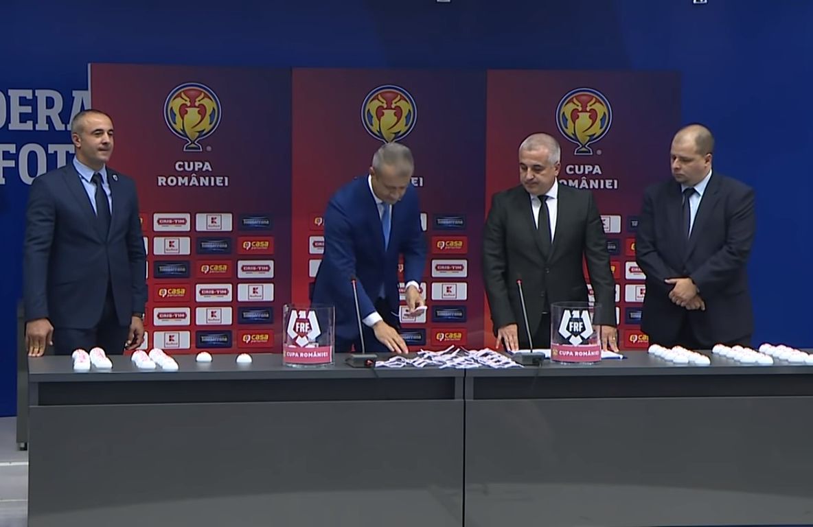 S-au tras la sorți 16-imile Cupei României la fotbal. Chindia întâlnește Hermannstad
