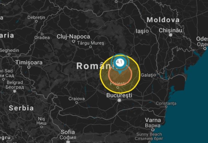 Încă un cutremur, de peste 4 grade, a avut loc în Vrancea, în noaptea de 7 spre 8 septembrie