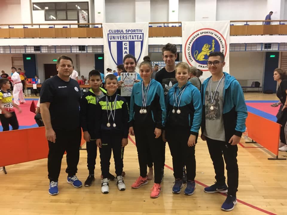 O medalie de aur, trei de argint și șase de bronz obținute de CS Târgoviște, la Cupa Băniei