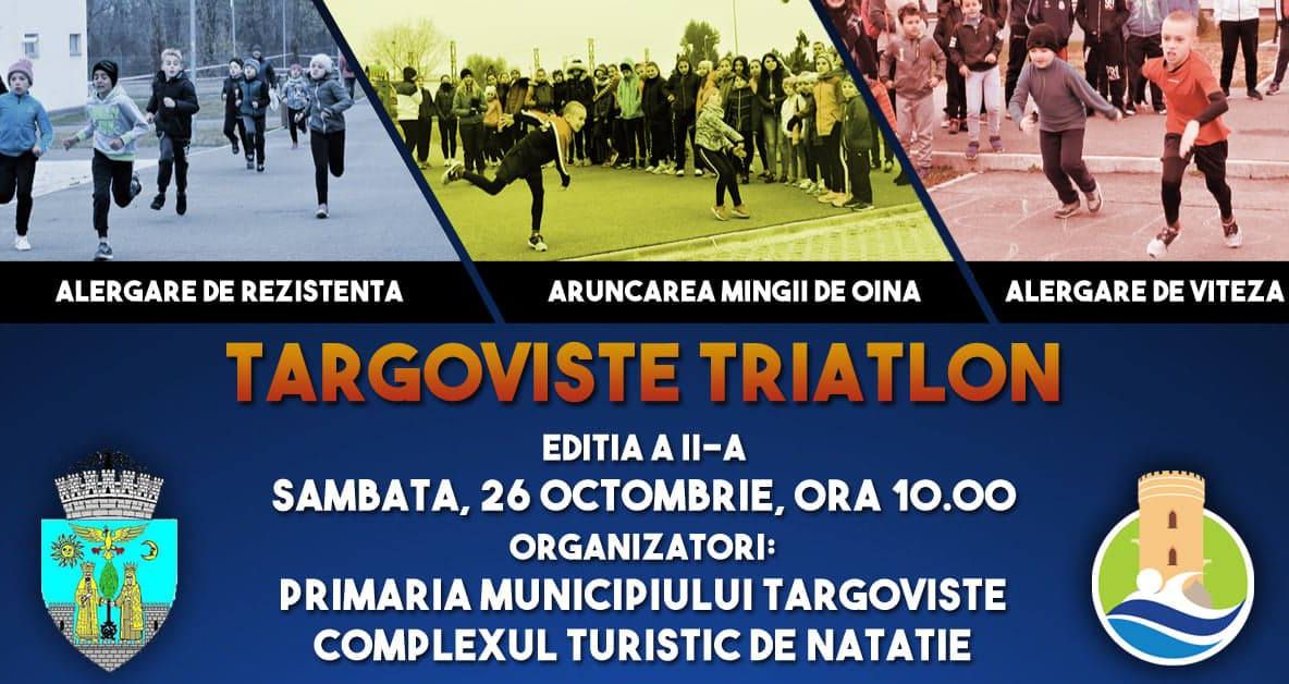 Târgoviște Triatlon - viteză, oină și rezistență, la Complexul Turistic de Natație