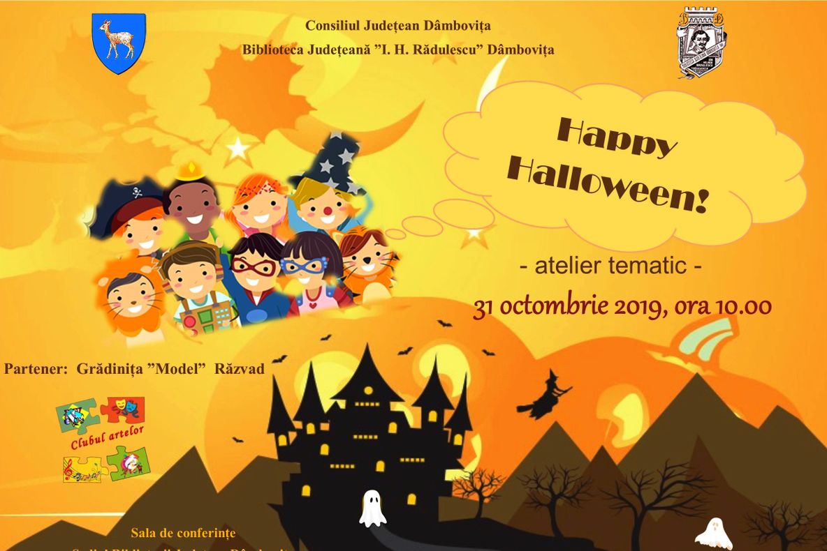 Atelier Happy Halloween, la Biblioteca I. H. Rădulescu